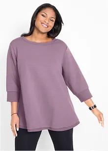 Dlouhá mikina s viskózou, bonprix