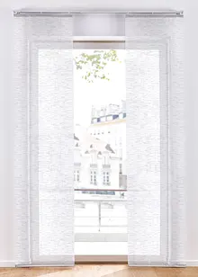 Posuvná záclona se vzhledem lnu (1 ks v balení), bonprix