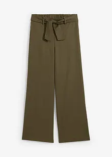 Kalhoty Culotte ze vzdušné lněné směsi, bonprix