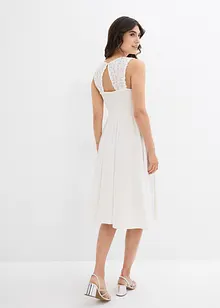 Těhotenské šaty s krajkou a elastickým zadním dílem, bonprix