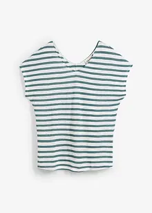 Tričko z čistého lnu, s netopýřími rukávy, bonprix