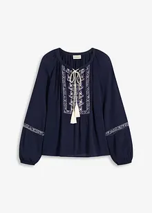 Oversize halenka s výšivkou, bonprix