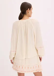 Oversize halenka s výšivkou, bonprix