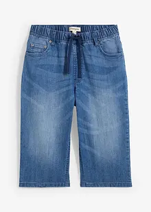 Chlapecké dlouhé bermudy bez zapínání, Slim Fit, bonprix