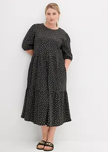 Úpletové šaty z čisté bavlny, bonprix