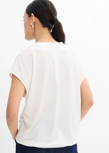 Úpletová halenka ze strukturovaného krepu, bonprix