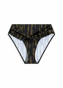 Bikinové kalhotky s vysokým pasem a vysoko vykrojeným střihem, bonprix