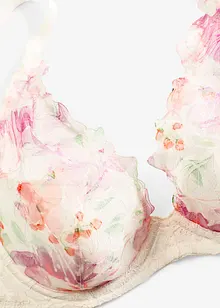 Vyztužená podprsenka s potištěnou výšivkou, bonprix