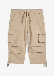 3/4 strečové cargo kalhoty, Loose Fit, extra široké, bonprix