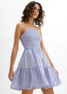 Šaty na ramínka, z čisté organické bavlny, bonprix