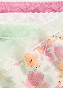 Maxikalhotky s organickou bavlnou a krajkou (5 ks v balení), bonprix