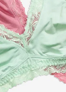 Podprsenkový top Feel Comfort z měkkého materiálu (2 ks v balení), bonprix