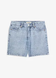 Džínové bermudy Mid Waist, Low Stretch, bonprix