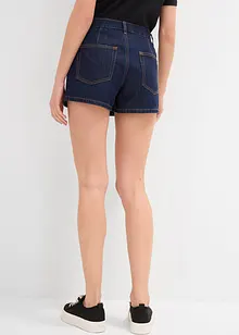 Džínová kalhotová sukně, Mid Waist, bonprix