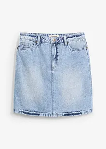 Džínová sukně Mid Waist, Low Stretch, bonprix