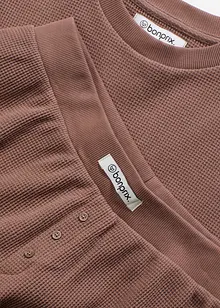 Krátká souprava na doma z vaflového žerzeje, bonprix