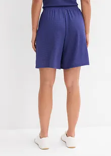 Šortky bez zapínání, z krepu s efektem stromové kůry, bonprix