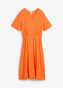 Midi šaty ze vzdušného seersuckeru, bonprix