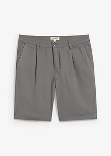 Strečové bermudy se sklady v pase, Regular Fit, bonprix