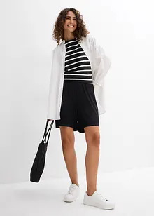 Šortky bez zapínání, z měkké viskózové směsi, bonprix