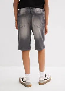 Teplákové džínové bermudy, Regular Fit, bonprix