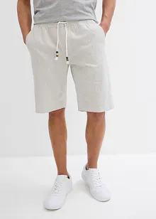 Bermudy Regular Fit se lnem, bonprix
