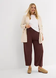 Těhotenské kalhoty Culotte z  měkké viskózy, Loose Fit, bonprix