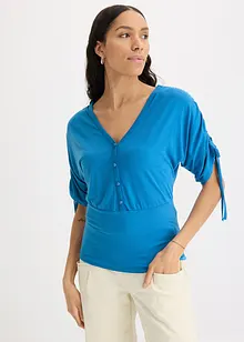 Triko s knoflíkovou lištou, bonprix