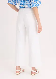 Kalhoty Culotte z elastické bavlněné směsi, bonprix