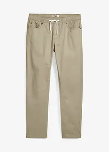 Strečové kalhoty bez zapínání,  Regular Fit, Straight, bonprix