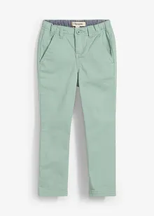 Strečové chino kalhoty Slim Fit, Straight, bonprix
