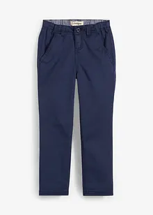 Strečové chino kalhoty Slim Fit, Straight, bonprix