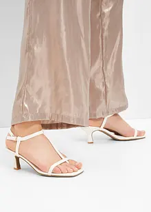 Páskové sandály na podpatku, bonprix