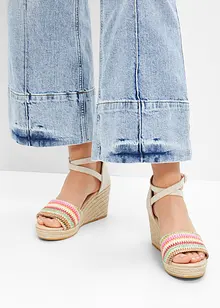 Sandály na klínku, bonprix