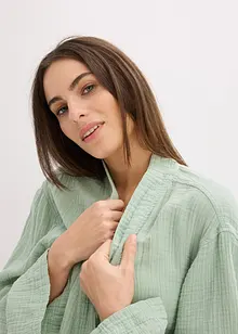 Župan z mušelínu, oversize, bonprix