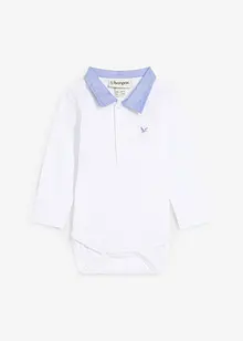 Body s košilovým límcem, z čisté bio bavlny, bonprix