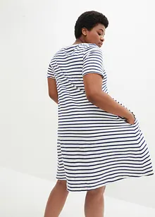 Úpletové šaty ze žíhané příze, bonprix