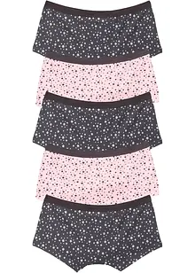 Bokové kalhotky s měkkou bavlnou (5 ks v balení), bonprix