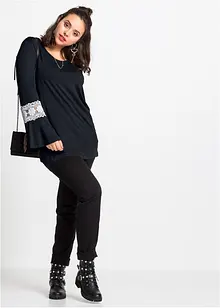 Strečové keprové kalhoty, bonprix