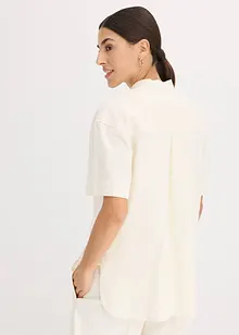 Košilová halenka z jemné směsi s viskózou, bonprix