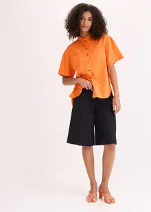 Košilová halenka z jemné směsi s viskózou, bonprix