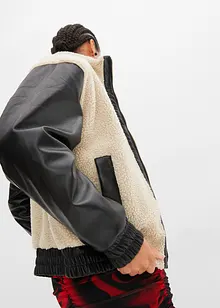 Bunda s různými materiály, bonprix