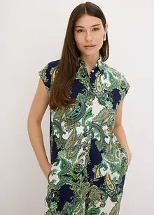 Halenka ze splývavé viskózy s potiskem, bonprix