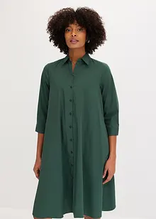 Košilové šaty s bavlnou, bonprix