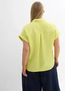 Košilová halenka ze splývavé směsi s lyocellem, bonprix