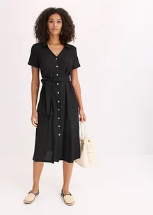 Žerzejové šaty ze vzdušného krepu, bonprix