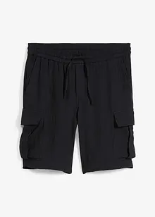 Bermudy ze vzdušného mušelínu, Regular Fit, bonprix