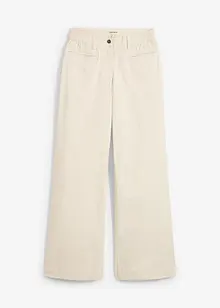 Džíny, Wide Leg, Mid Waist, pohodlný pas, bonprix