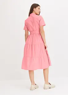 Košilové šaty z elastické bavlněné směsi, bonprix