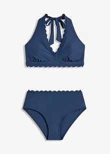 Bikiny s ramínkem kolem krku (2dílná souprava), recyklovaný polyamid, bonprix